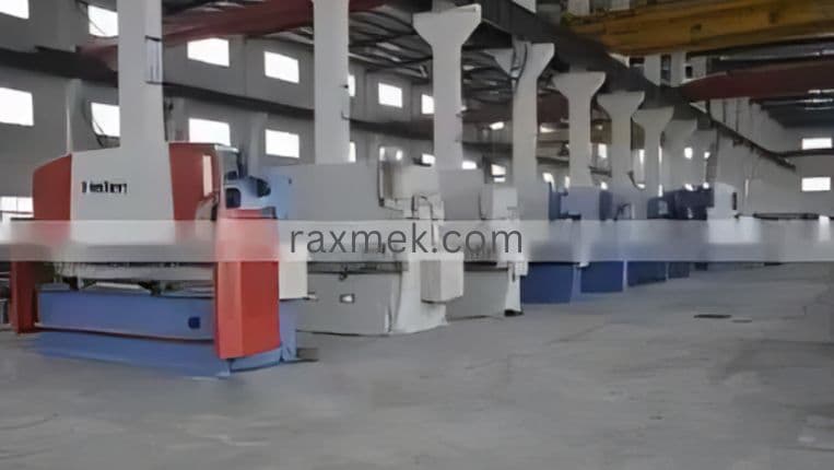 RAXMEK factory interior with CNC machines