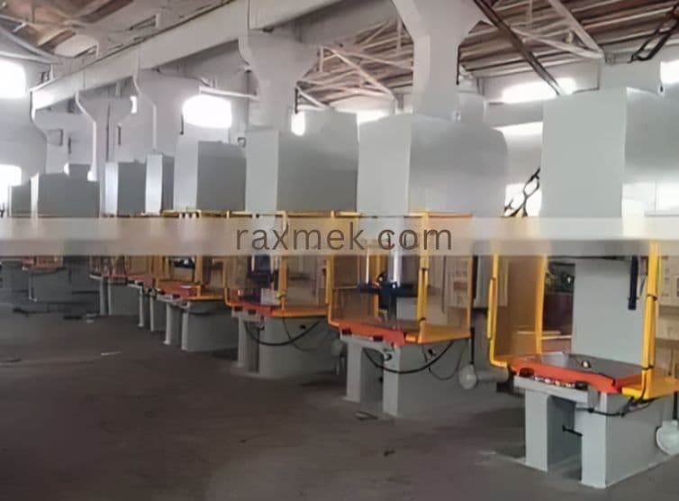 RAXMEK workshop with industrial equipment