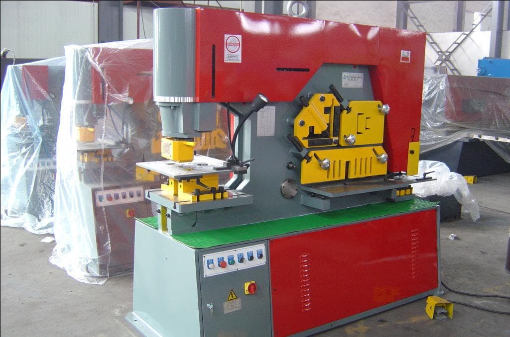 RAXMEK Hydraulic Ironworker Machine for Metal Punching and Shearing